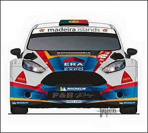 Bruno Magalhães na Madeira com Fiesta R5