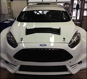 Tiago Reis com Ford Fiesta RS Cosworth