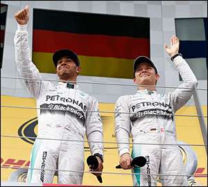 Rosberg bate Hamilton no Aústria