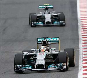 Dominio Mercedes no GP de Espanha!