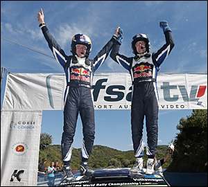 Latvala vence no temporal da Córsega