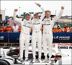 Porsche vence 24 Horas de Le Mans!