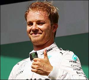 Vitória tranquila para Nico Rosberg na Bélgica