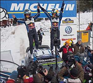 Ogier bate concorrência na Suécia