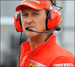Michael Schumacher regressa a casa