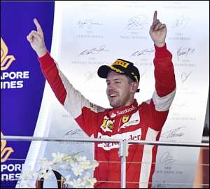 Sebastian Vettel e Ferrari vencem GP atípico