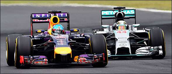 Lewis Hamilton e Sebastien Vettel