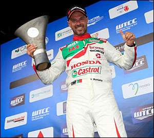 Tiago Monteiro com a Honda no WTCR