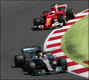 Hamilton vence duelo electrizante em Espanha