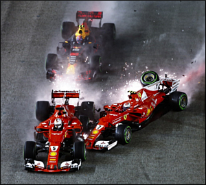 Lewis Hamilton vence no desastre da Ferrari!