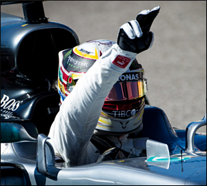 Domínio de Lewis Hamilton no GP dos EUA