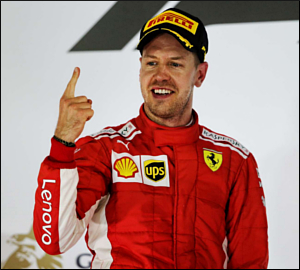 Sebastian Vettel bate Mercedes no Bahrein
